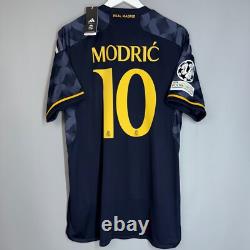 Nwt Real Madrid Spain 2023 2024 Away Football Shirt Jersey #10 Modric Adidas