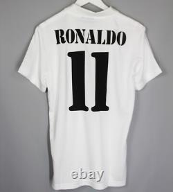 Nwt Real Madrid Spain Retro 00's Reissue Shirt Camiseta Jersey #11 Ronaldo