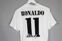 Nwt Real Madrid Spain Retro 00's Reissue Shirt Camiseta Jersey #11 Ronaldo