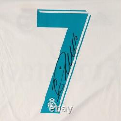 Official Cristiano Ronaldo signed Real Madrid 17-18 home shirt jersey with proof