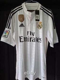 Official Real Madrid 2014/15 Home Kit Jersey Benzema #9 Medium Men Adult BNWT