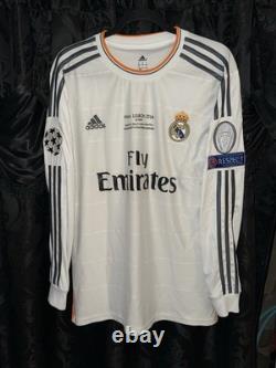Official Real Madrid Cristiano Ronaldo Champions 2013-2014 Jersey Long Sleeve
