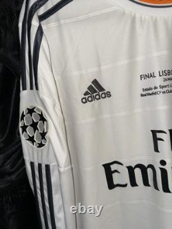 Official Real Madrid Cristiano Ronaldo Champions 2013-2014 Jersey Long Sleeve
