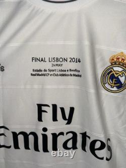 Official Real Madrid Cristiano Ronaldo Champions 2013-2014 Jersey Long Sleeve