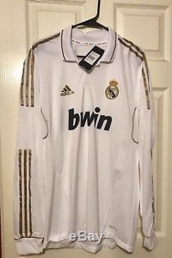 Official Real Madrid Football Home Jersey- Ronaldo 7 2011/12 Long Sleeve RARE