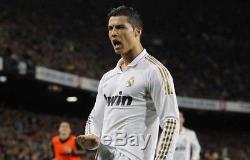 Official Real Madrid Football Home Jersey- Ronaldo 7 2011/12 Long Sleeve RARE