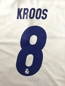Official Real Madrid Football Shirt (NEW) Toni Kroos 2016/17 Adidas jersey