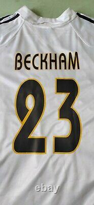 Original Real Madrid 2004 home jersey camiseta maglia camisa Beckham 23