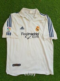 Original real madrid zinedine zidane 2000 2001 shirt jersey camiseta magila