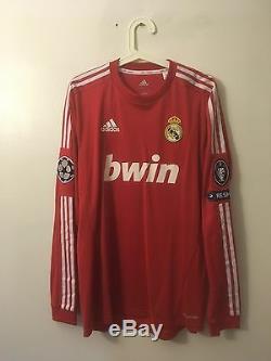 Ozil2011-12 Real Madrid Ucl Match Un Worn Shirt Vs Zagreb Dinamo Arsenal