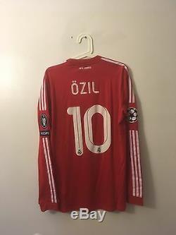 Ozil2011-12 Real Madrid Ucl Match Un Worn Shirt Vs Zagreb Dinamo Arsenal