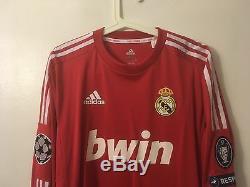 Ozil2011-12 Real Madrid Ucl Match Un Worn Shirt Vs Zagreb Dinamo Arsenal