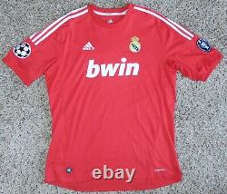 PEPE #3 REAL MADRID CF Spain Official Player Soccer Jersey Champions XL 2011/12