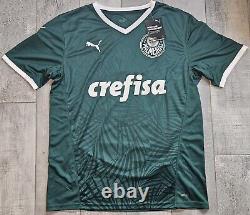 Palmeiras Endrick Moreira Signed Soccer Jersey Beckett BAS COA Real Madrid