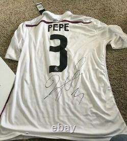 Pepe Signed Real Madrid Jersey