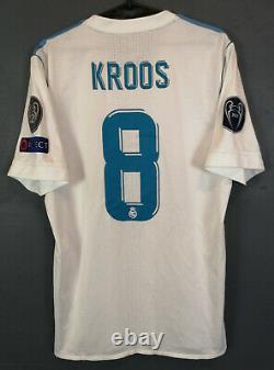 Player Issue Fc Real Madrid 2017/2018 Kroos Soccer Football Shirt Jersey Size L