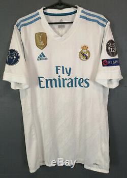 Player Issue Fc Real Madrid 2017/2018 Kroos Soccer Football Shirt Jersey Size L