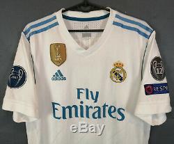 Player Issue Fc Real Madrid 2017/2018 Kroos Soccer Football Shirt Jersey Size L