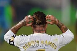Player Issue Sergio Ramos Real Madrid 19/20 Size M adidas Lond Sleeve Jersey