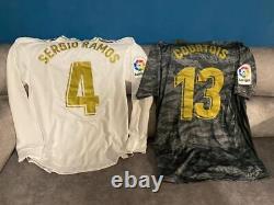 Player Issue Sergio Ramos Real Madrid 19/20 Size M adidas Lond Sleeve Jersey