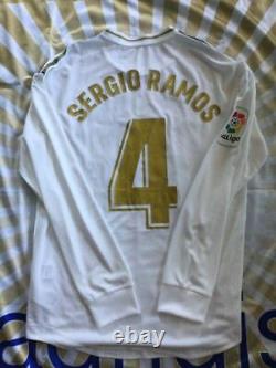 Player Issue Sergio Ramos Real Madrid 19/20 Size M adidas Lond Sleeve Jersey