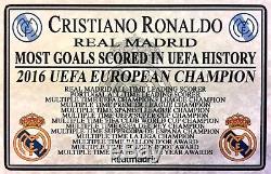 Premium Framed Cristiano Ronaldo Autographed Real Madrid Soccer Jersey Shirt PSA