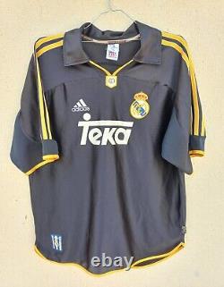 RARE Real Madrid 1999-2001 away football shirt jersey size L adidas teka
