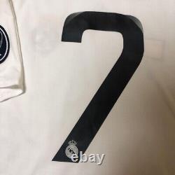 RAUL #7 REAL MADRID 2008/2009 S S/S Jersey WHITE Camiseta HOME bwin adidas UCL