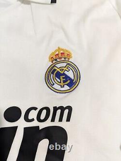 #RAUL Real Madrid 2008 2009 HOME Soccer Jersey Adidas Football Szhirt SizeXL