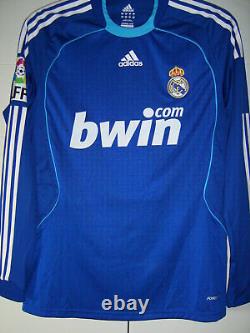 REAL MADRID 08/09 Away Match Worn Shirt Sergio Ramos La Liga