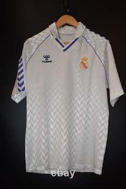 REAL MADRID 1986-1988 ORIGINAL JERSEY Size M (VERY GOOD)