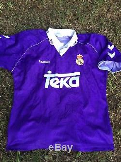 REAL MADRID 1992 VINTAGE ORIGINAL PLAYERS HARD to FIND JERSEY