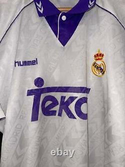 REAL MADRID 1993-1994 ORIGINAL PLAYER ISSUE JERSEY Size 2XL