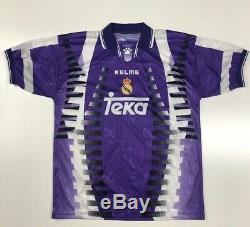 REAL MADRID 1996/97 Away Soccer Jersey KELME Vintage New With Tags