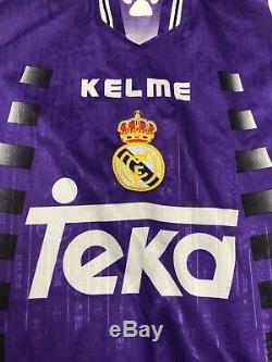 REAL MADRID 1996/97 Away Soccer Jersey KELME Vintage New With Tags