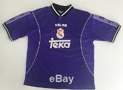 REAL MADRID 1997/98 AWAY Football Shirt (L) Soccer Jersey KELME Vintage Maglia
