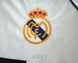 REAL MADRID 1998/00 MORIENTES Adidas Home Football Shirt S Mens Soccer Jersey