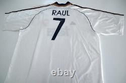 REAL MADRID 1998/00 RAUL Adidas Home Football Shirt XL Mens Soccer Jersey