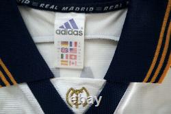 REAL MADRID 1998/00 RAUL Adidas Home Football Shirt XL Mens Soccer Jersey