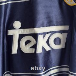 REAL MADRID 1998 1999 AWAY FOOTBALL SOCCER JERSEY ADIDAS VINTAGE Men's Large