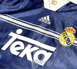 REAL MADRID 1999-2000 Adidas Teka Away Jersey SIZE LARGE Morientes # 9