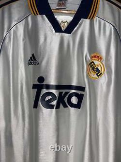 REAL MADRID 1999-2000 ORIGINAL JERSEY Size XL