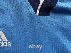 REAL MADRID 1999 2000 THIRD FOOTBALL SHIRT SOCCER JERSEY ADIDAS sz XL MEN BLUE