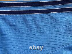REAL MADRID 1999 2000 THIRD FOOTBALL SHIRT SOCCER JERSEY ADIDAS sz XL MEN BLUE