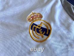 REAL MADRID 2000/01 Adidas Home Football Shirt XL Player Vintage Soccer Jersey