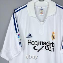 REAL MADRID 2001 2002 HOME FOOTBALL SHIRT JERSEY ADIDAS 695856 sz XL #5 ZIDANE