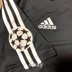 REAL MADRID 2001/2002 Jersey L Centenary BLACK Camiseta AWAY Kit UCL Rare