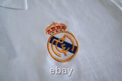 REAL MADRID 2002/03 RAUL Home Football Shirt XL Adidas Vintage Soccer Jersey