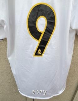 REAL MADRID 2003/2004 HOME FOOTBALL SHIRT JERSEY ADIDAS #9 RONALDO SIZE Xl