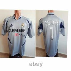 REAL MADRID 2004-2005 CASILLAS ORIGINAL JERSEY Size S